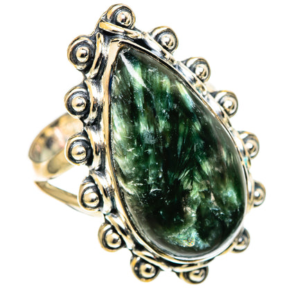 Seraphinite Rings handcrafted by Ana Silver Co - RING108963 - Photo 2