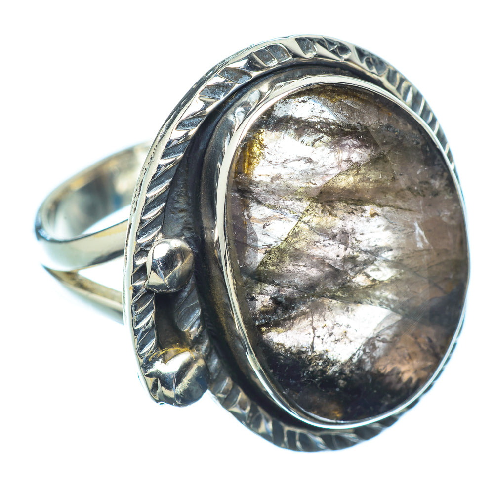 Labradorite Rings handcrafted by Ana Silver Co - RING10897