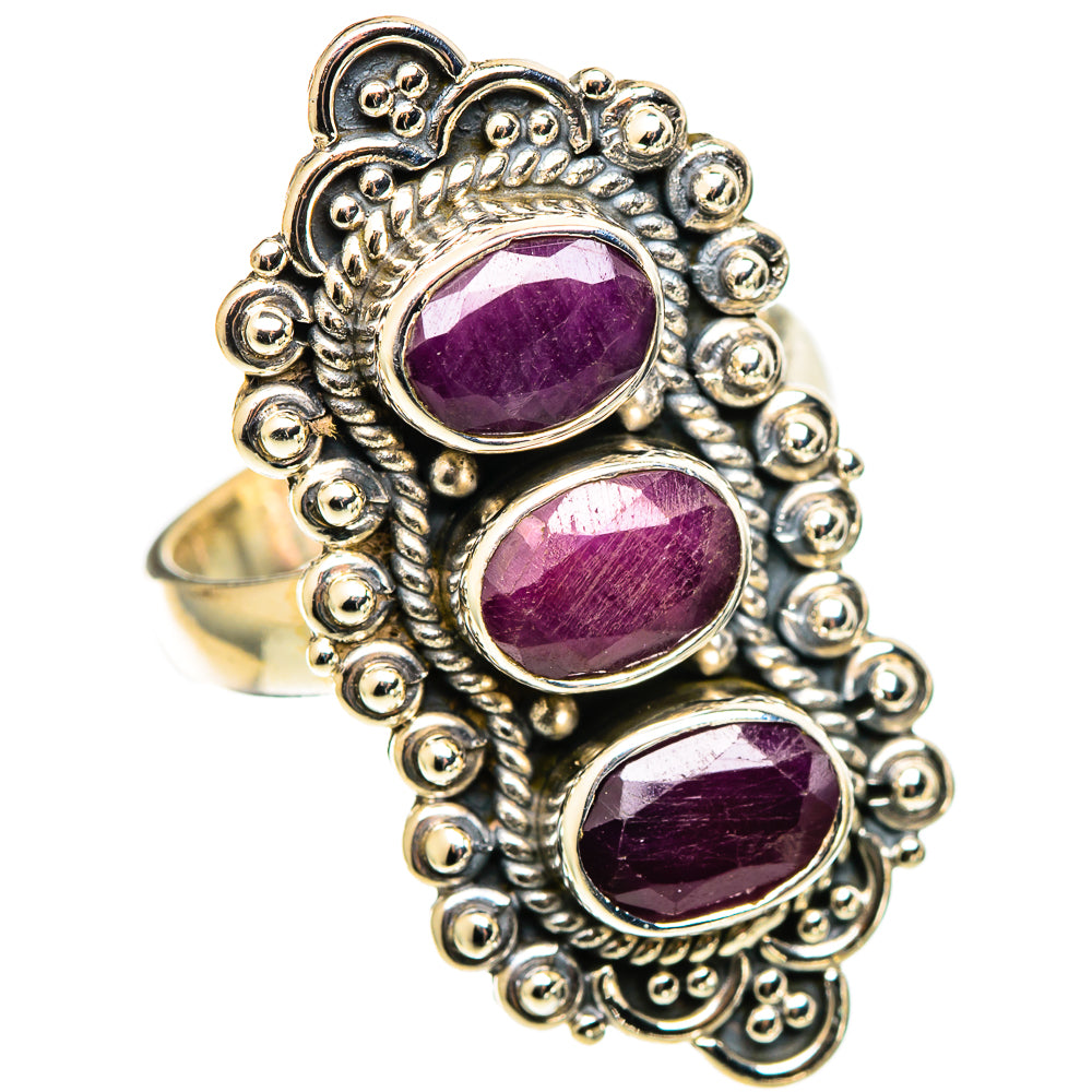 Ruby Rings handcrafted by Ana Silver Co - RING108971 - Photo 2