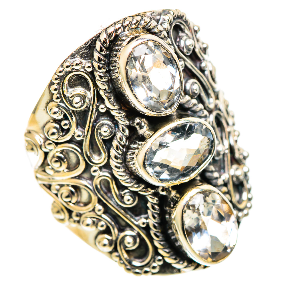 White Quartz Rings handcrafted by Ana Silver Co - RING108979 - Photo 2