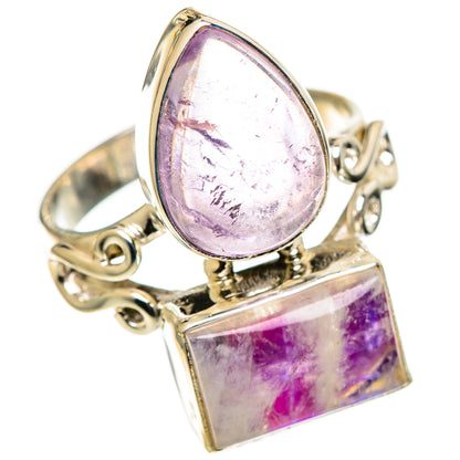 Pink Moonstone Rings handcrafted by Ana Silver Co - RING108982 - Photo 2