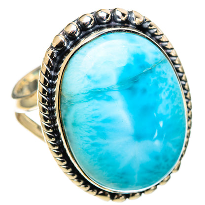 Larimar Rings handcrafted by Ana Silver Co - RING108987 - Photo 2