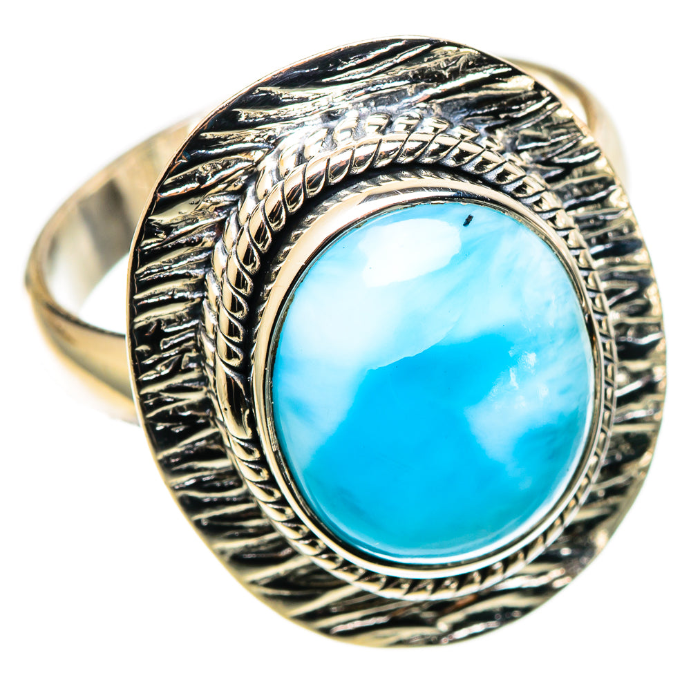 Larimar Rings handcrafted by Ana Silver Co - RING108990 - Photo 2