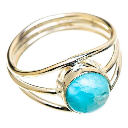 Larimar Rings handcrafted by Ana Silver Co - RING108993 - Photo 2