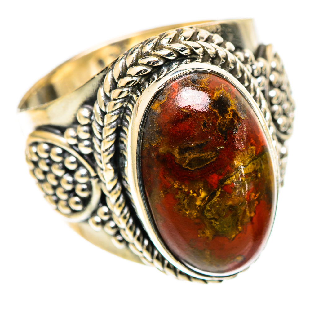 Moroccan Agate Rings handcrafted by Ana Silver Co - RING108998 - Photo 2