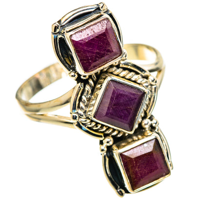 Ruby Rings handcrafted by Ana Silver Co - RING109003 - Photo 2