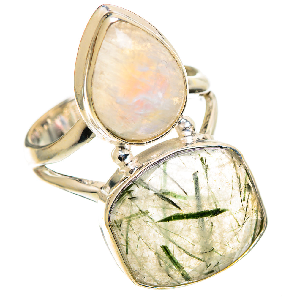 Tourmalinated Quartz Rings handcrafted by Ana Silver Co - RING109010 - Photo 2