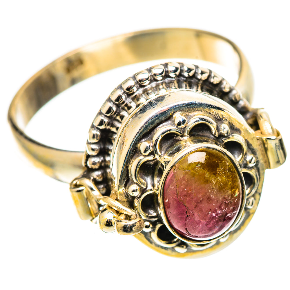 Pink Tourmaline Rings handcrafted by Ana Silver Co - RING109016 - Photo 2
