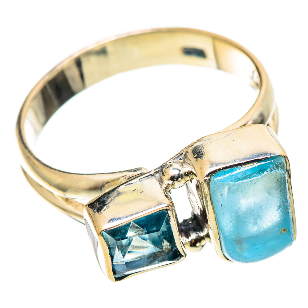 Aquamarine Rings handcrafted by Ana Silver Co - RING109022 - Photo 2