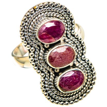 Ruby Rings handcrafted by Ana Silver Co - RING109031 - Photo 2