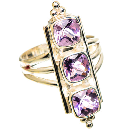 Amethyst Rings handcrafted by Ana Silver Co - RING109036 - Photo 2