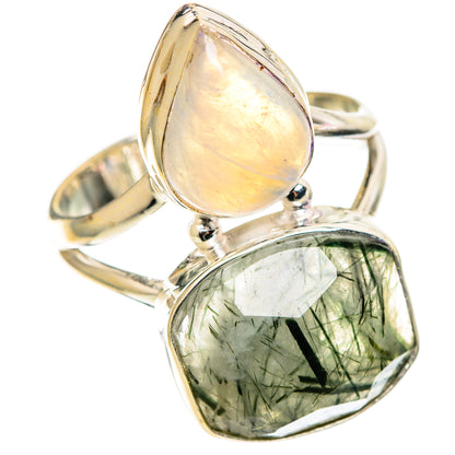 Tourmalinated Quartz Rings handcrafted by Ana Silver Co - RING109037 - Photo 2