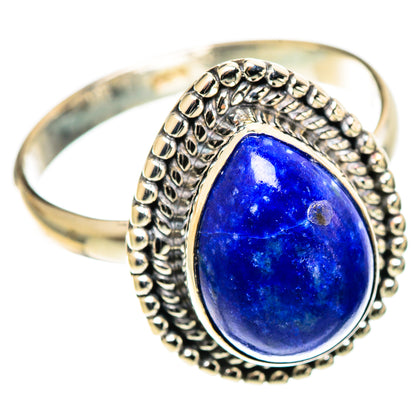 Lapis Lazuli Rings handcrafted by Ana Silver Co - RING109046 - Photo 2