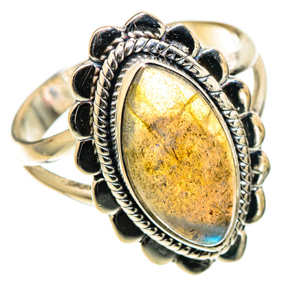 Labradorite Rings handcrafted by Ana Silver Co - RING109050 - Photo 2