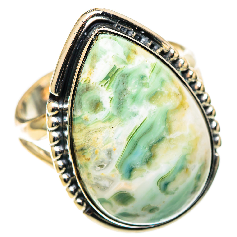 Ocean Jasper Rings handcrafted by Ana Silver Co - RING109053 - Photo 2
