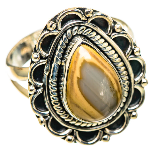 Imperial Jasper Rings handcrafted by Ana Silver Co - RING109057 - Photo 2