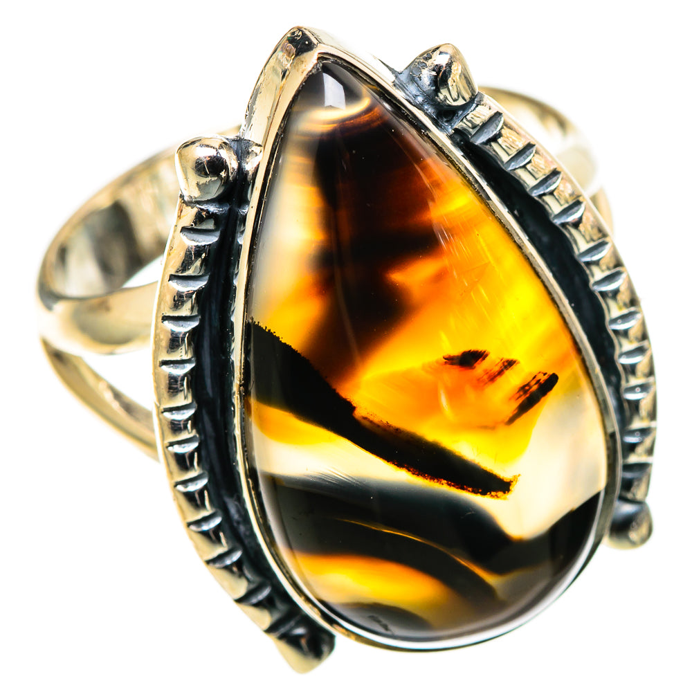 Montana Agate Rings handcrafted by Ana Silver Co - RING109058 - Photo 2
