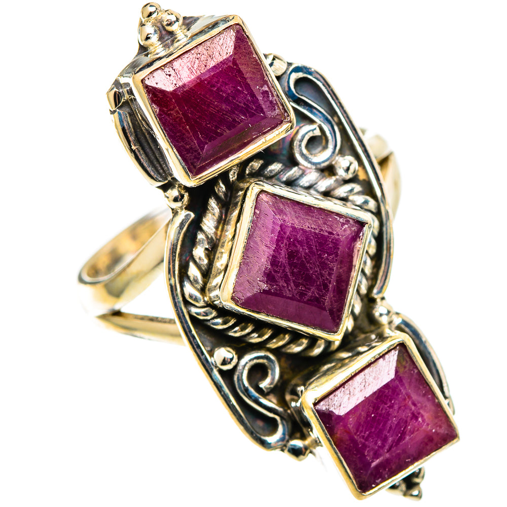 Ruby Rings handcrafted by Ana Silver Co - RING109059 - Photo 2