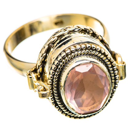 Rose Quartz Rings handcrafted by Ana Silver Co - RING109060 - Photo 2