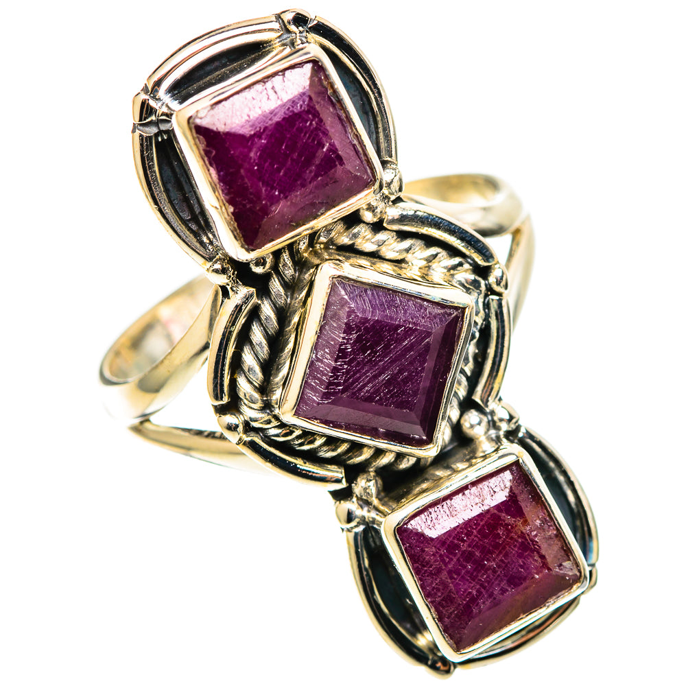 Ruby Rings handcrafted by Ana Silver Co - RING109061 - Photo 2