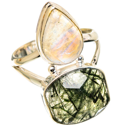 Tourmalinated Quartz Rings handcrafted by Ana Silver Co - RING109065 - Photo 2