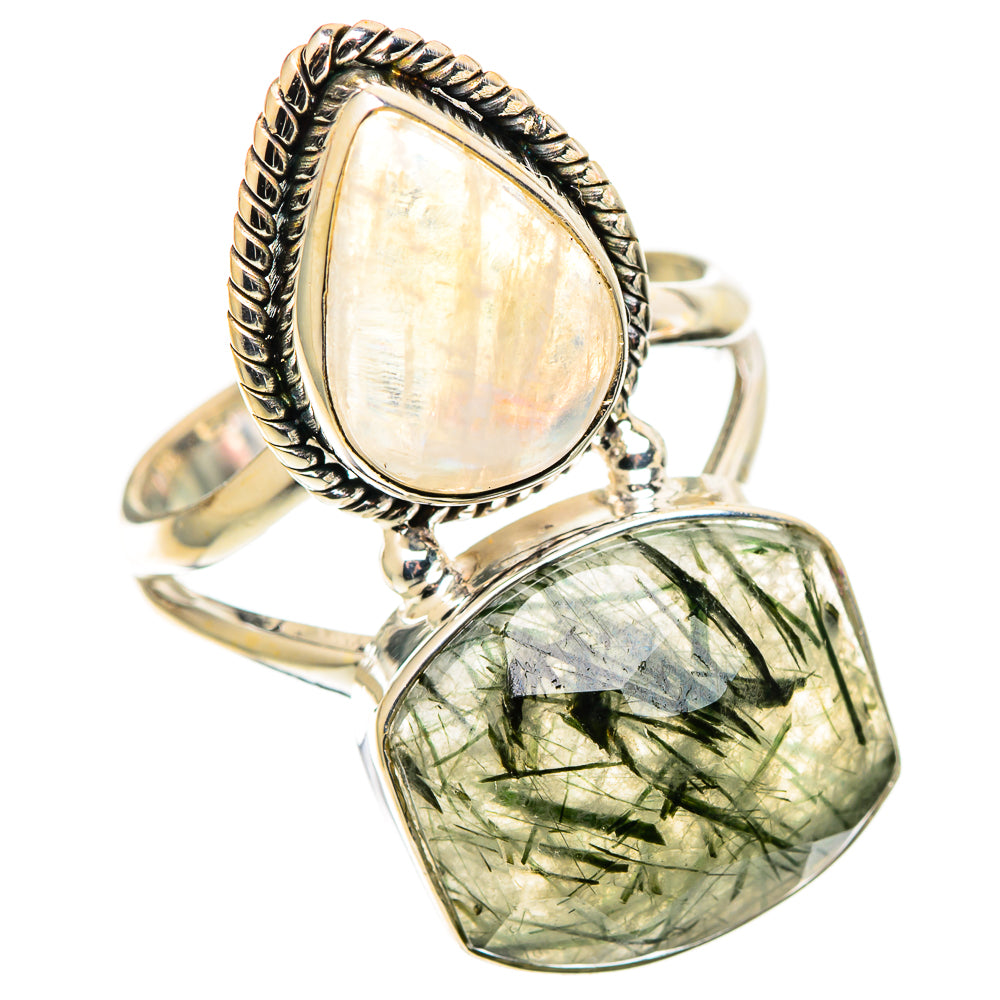 Tourmalinated Quartz Rings handcrafted by Ana Silver Co - RING109066 - Photo 2