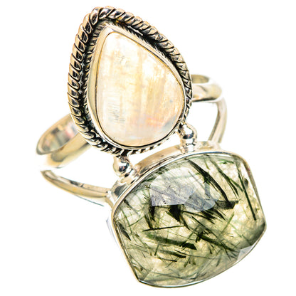 Tourmalinated Quartz Rings handcrafted by Ana Silver Co - RING109066 - Photo 2