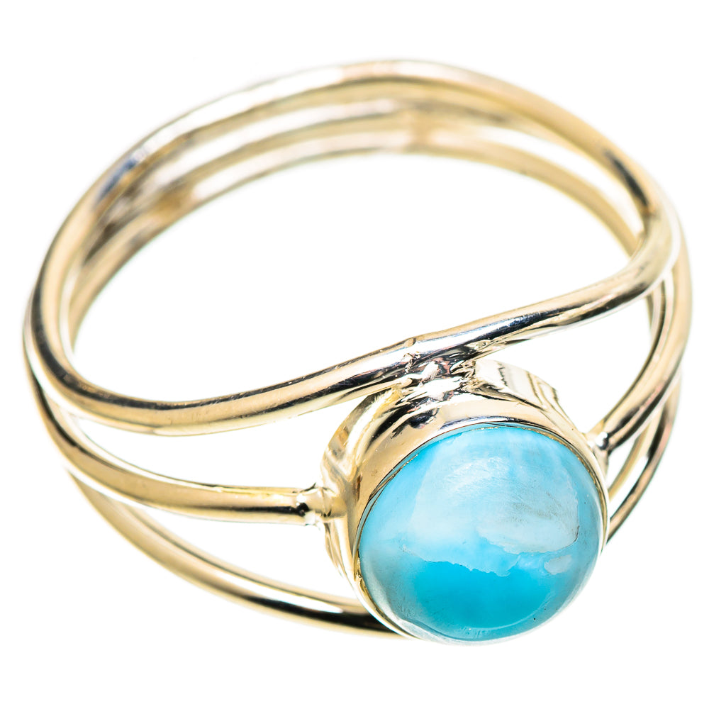 Larimar Rings handcrafted by Ana Silver Co - RING109079 - Photo 2