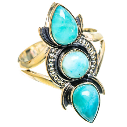 Larimar Rings handcrafted by Ana Silver Co - RING109080 - Photo 2