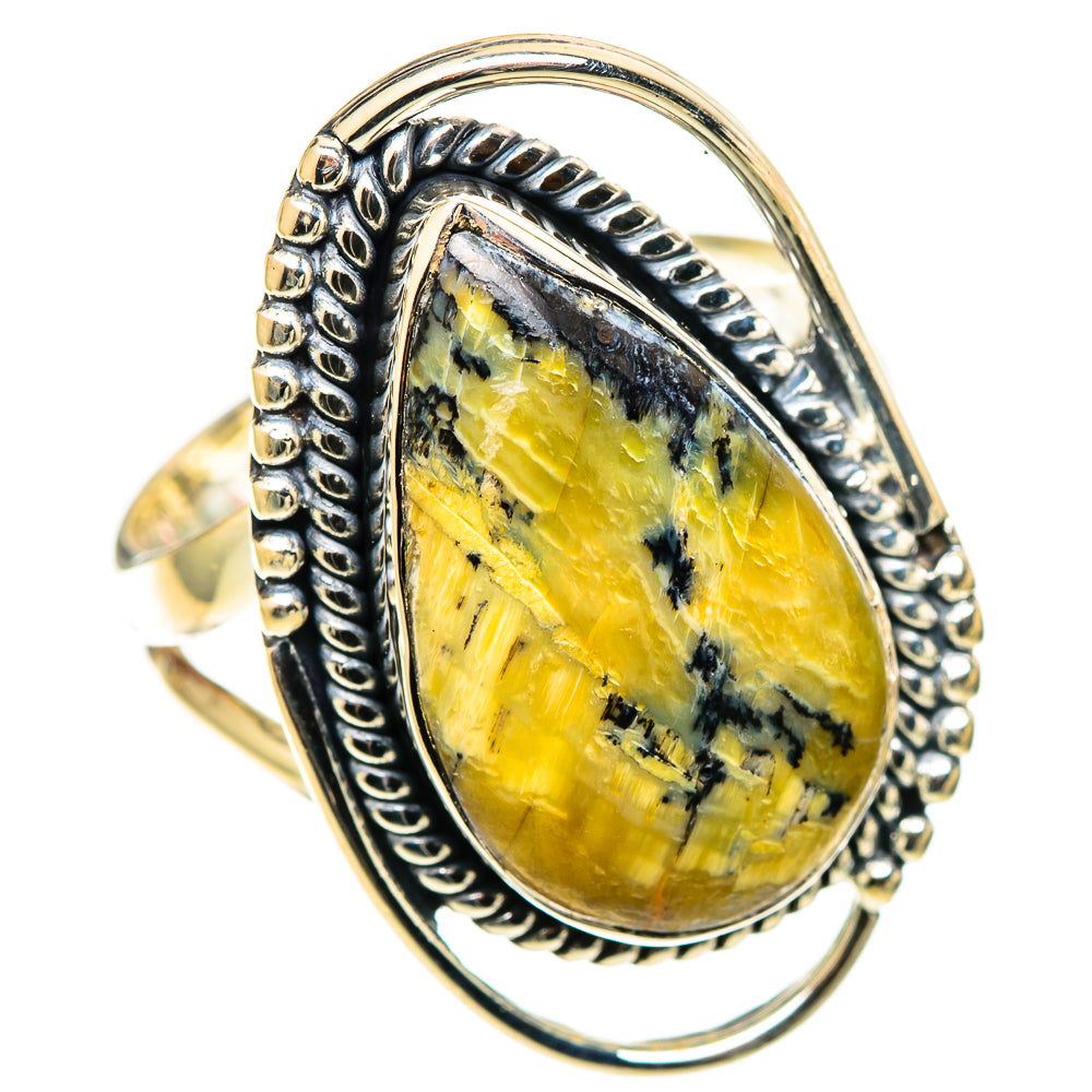 Dendritic Agate Rings handcrafted by Ana Silver Co - RING109083 - Photo 2