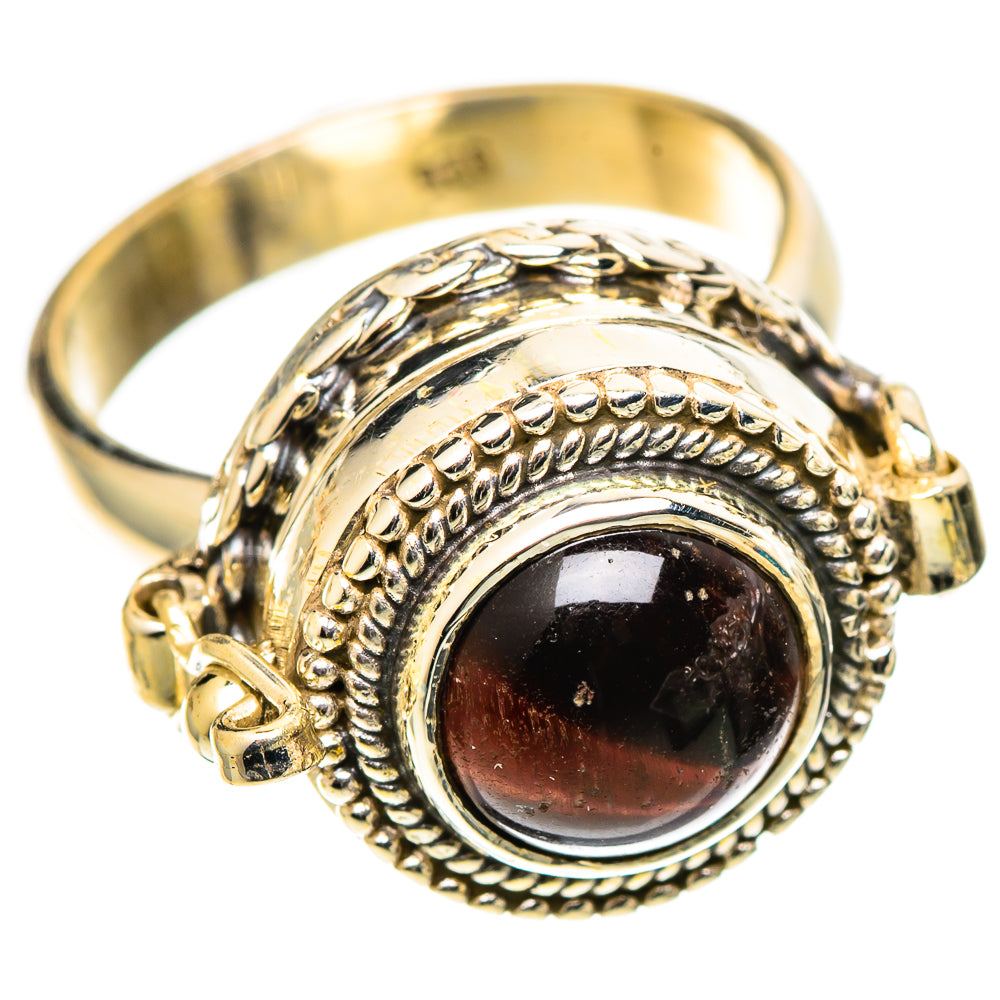 Red Tiger Eye Rings handcrafted by Ana Silver Co - RING109085 - Photo 2