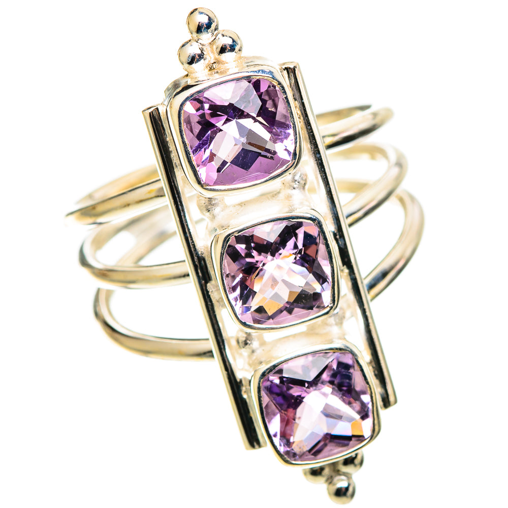 Amethyst Rings handcrafted by Ana Silver Co - RING109091 - Photo 2
