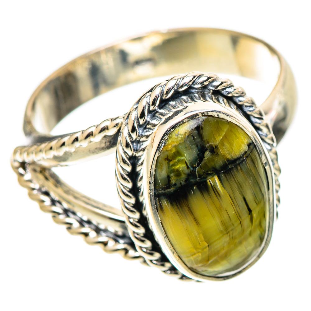 Rainforest Jasper Rings handcrafted by Ana Silver Co - RING109109 - Photo 2