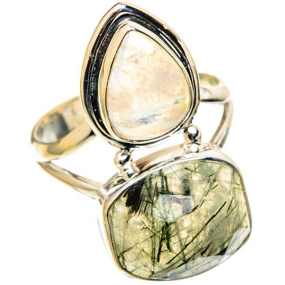 Tourmalinated Quartz Rings handcrafted by Ana Silver Co - RING109118 - Photo 2