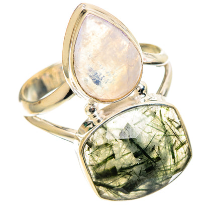 Tourmalinated Quartz Rings handcrafted by Ana Silver Co - RING109119 - Photo 2