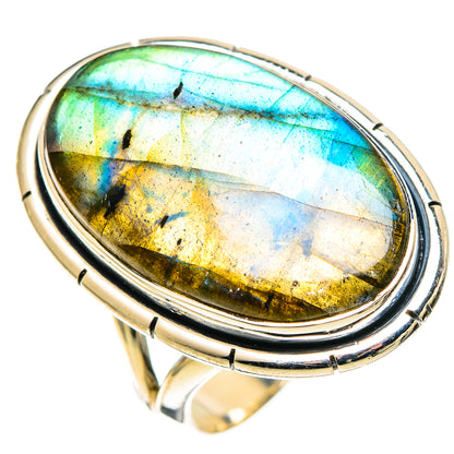 Labradorite Rings handcrafted by Ana Silver Co - RING109133 - Photo 2