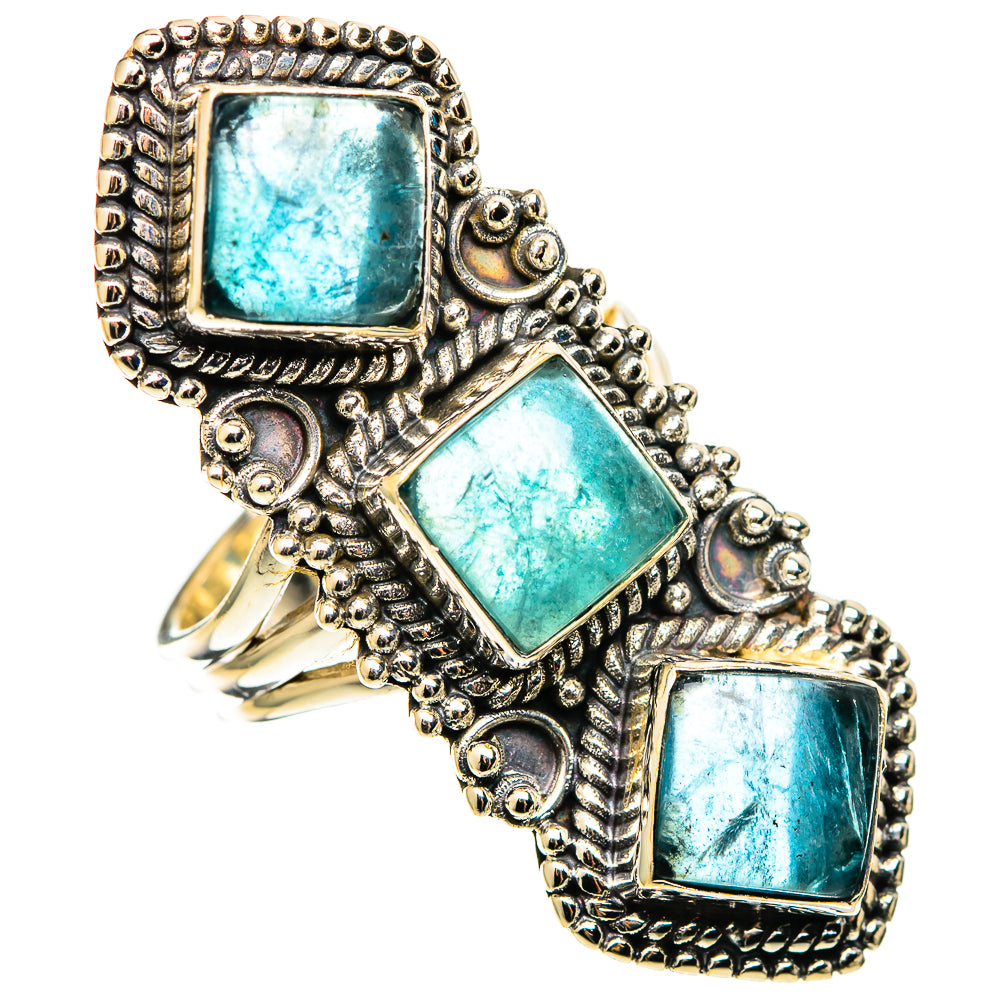Apatite Rings handcrafted by Ana Silver Co - RING109136 - Photo 2
