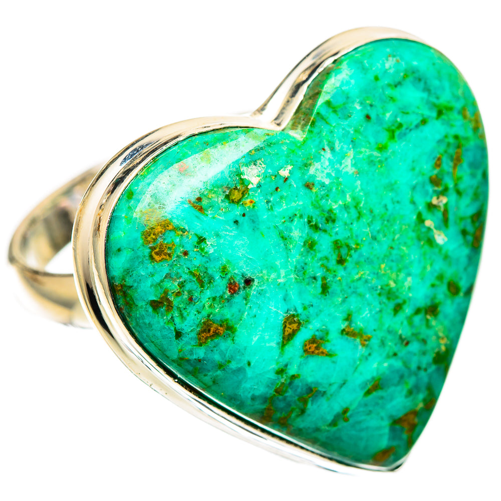 Chrysocolla Rings handcrafted by Ana Silver Co - RING109141 - Photo 2