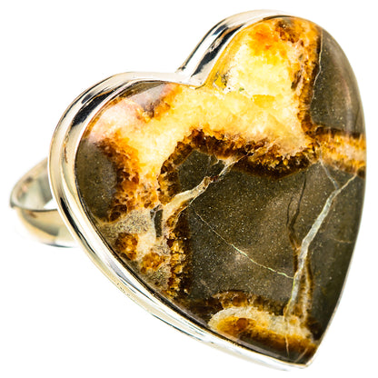 Septarian Nodule Rings handcrafted by Ana Silver Co - RING109151 - Photo 2