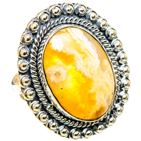 Plume Agate Rings handcrafted by Ana Silver Co - RING109154 - Photo 2