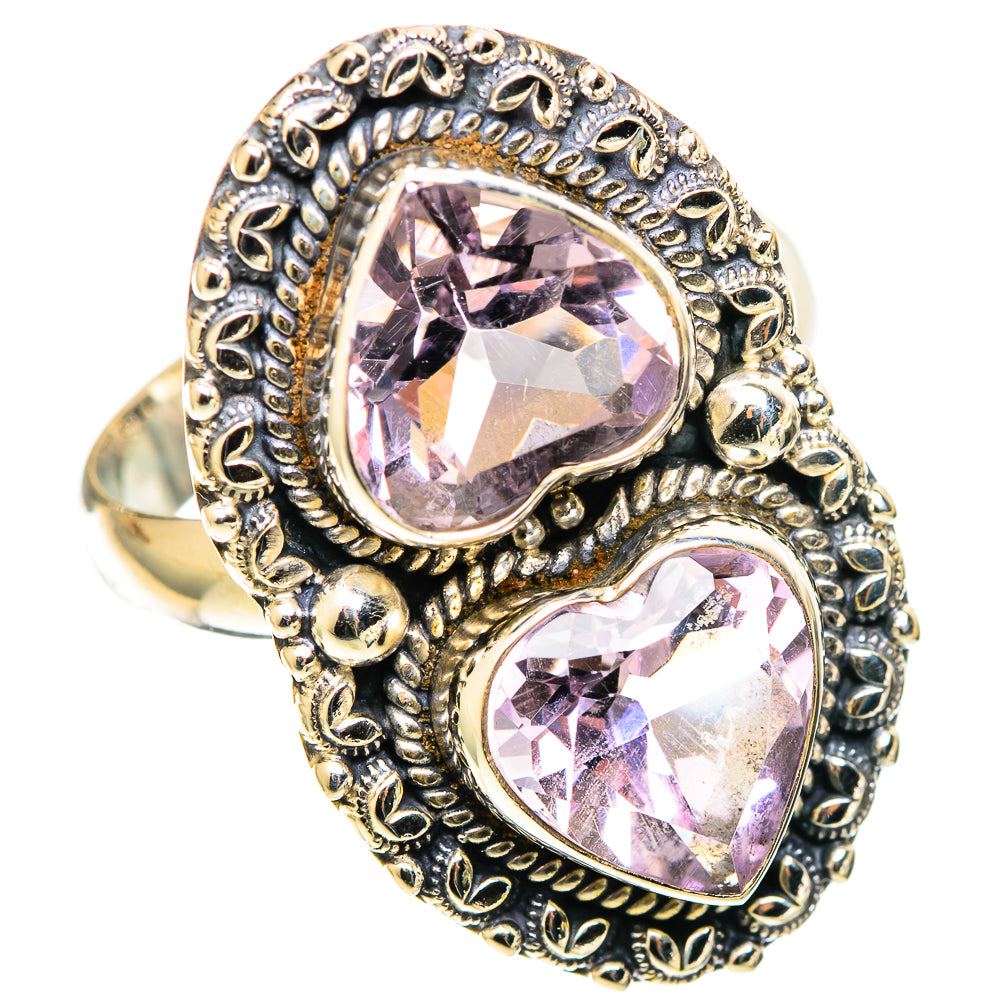 Kunzite Rings handcrafted by Ana Silver Co - RING109157 - Photo 2