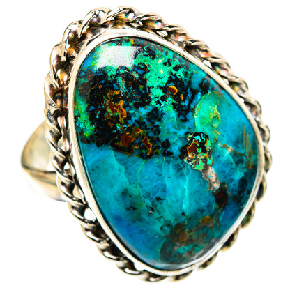 Chrysocolla Rings handcrafted by Ana Silver Co - RING109179 - Photo 2