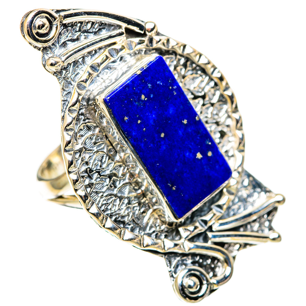 Lapis Lazuli Rings handcrafted by Ana Silver Co - RING109180 - Photo 2