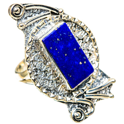 Lapis Lazuli Rings handcrafted by Ana Silver Co - RING109180 - Photo 2