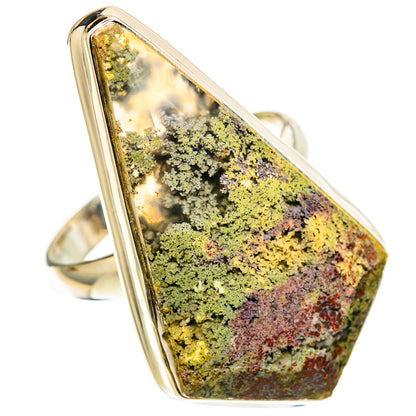 Plume Agate Rings handcrafted by Ana Silver Co - RING109186 - Photo 2