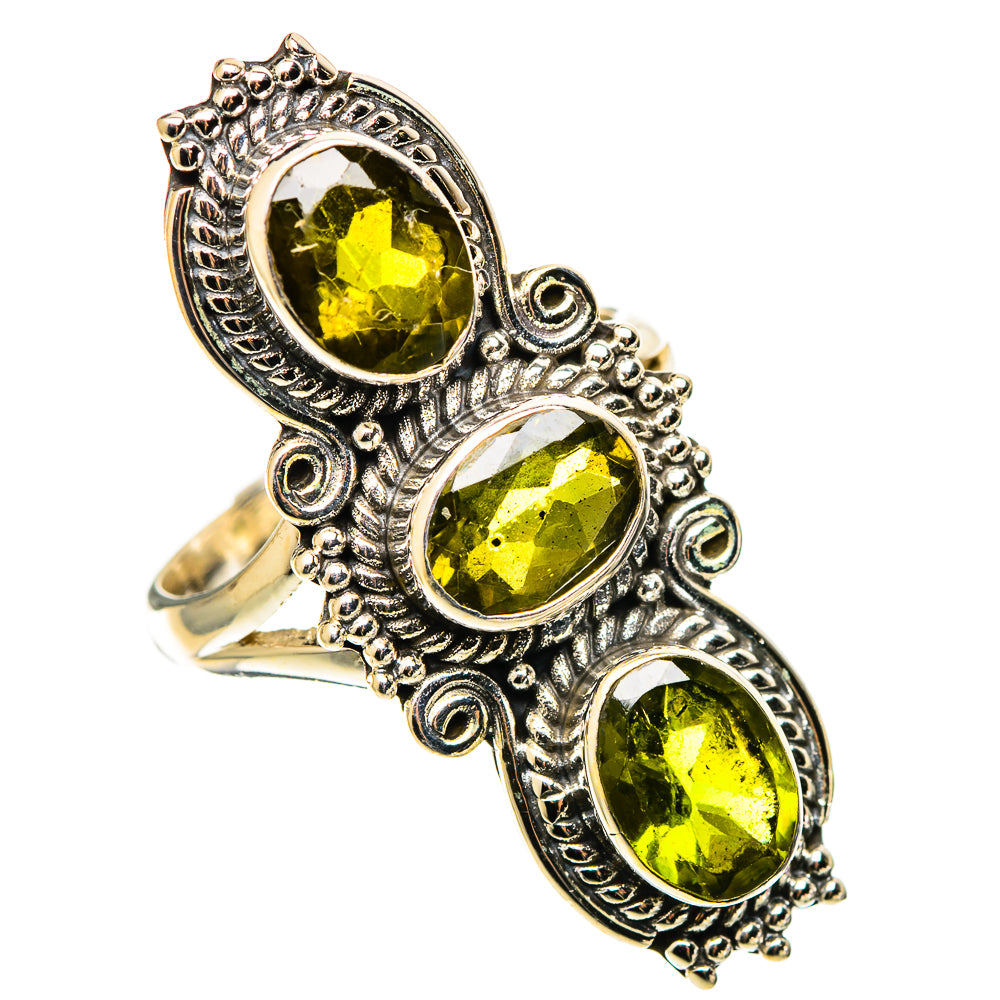 Peridot Rings handcrafted by Ana Silver Co - RING109188 - Photo 2