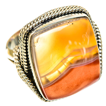Botswana Agate Rings handcrafted by Ana Silver Co - RING109193 - Photo 2