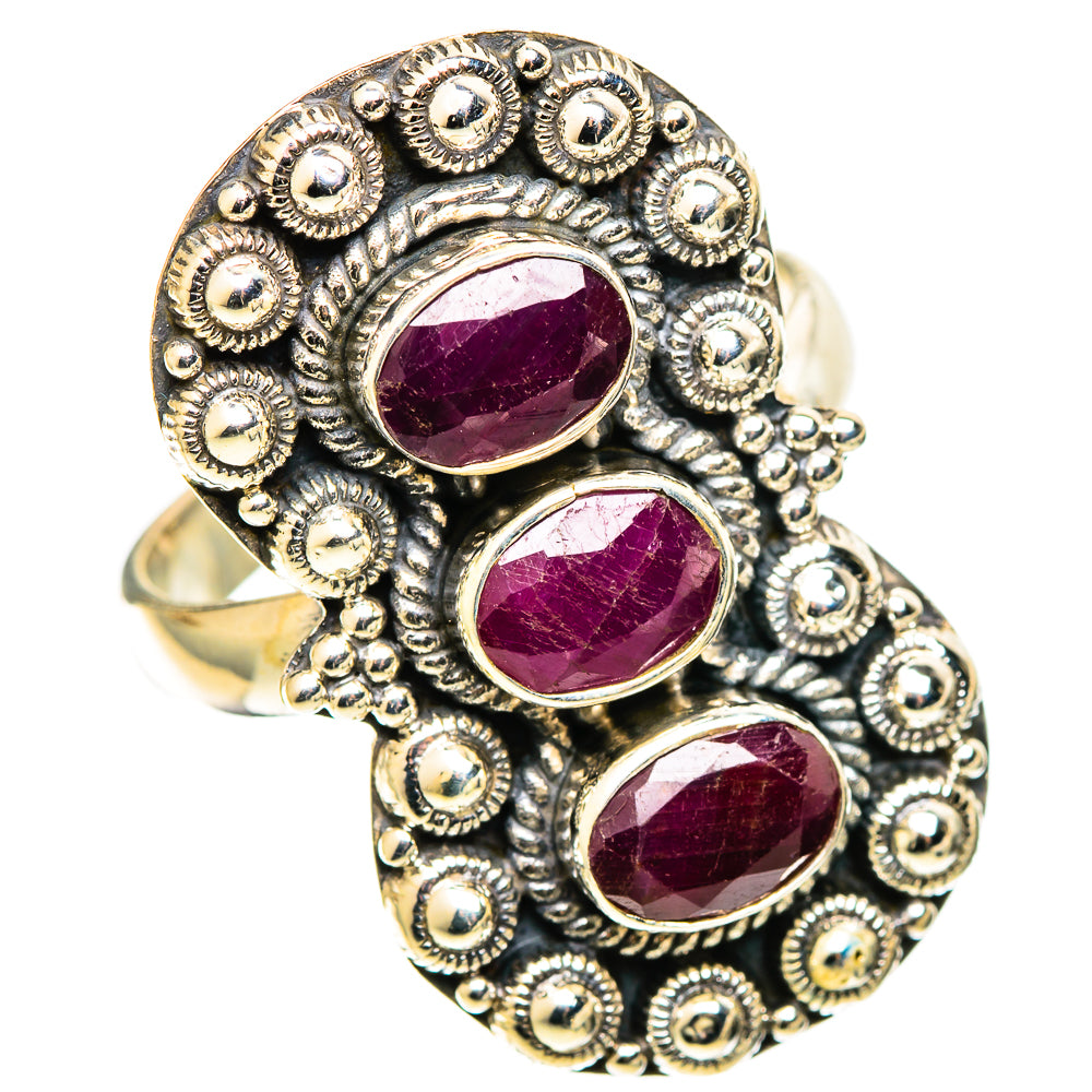 Ruby Rings handcrafted by Ana Silver Co - RING109199 - Photo 2