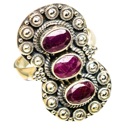 Ruby Rings handcrafted by Ana Silver Co - RING109199 - Photo 2
