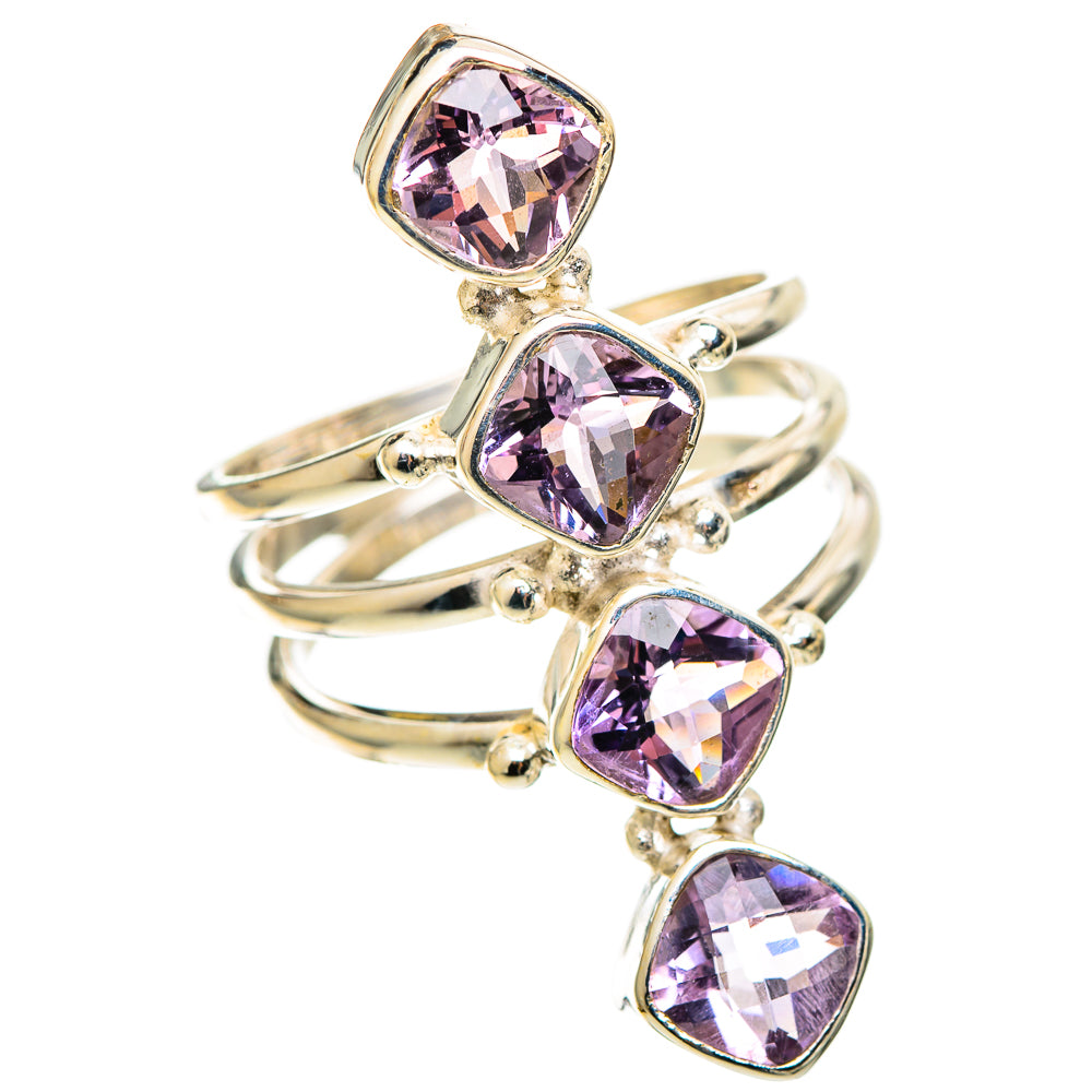 Amethyst Rings handcrafted by Ana Silver Co - RING109201 - Photo 2